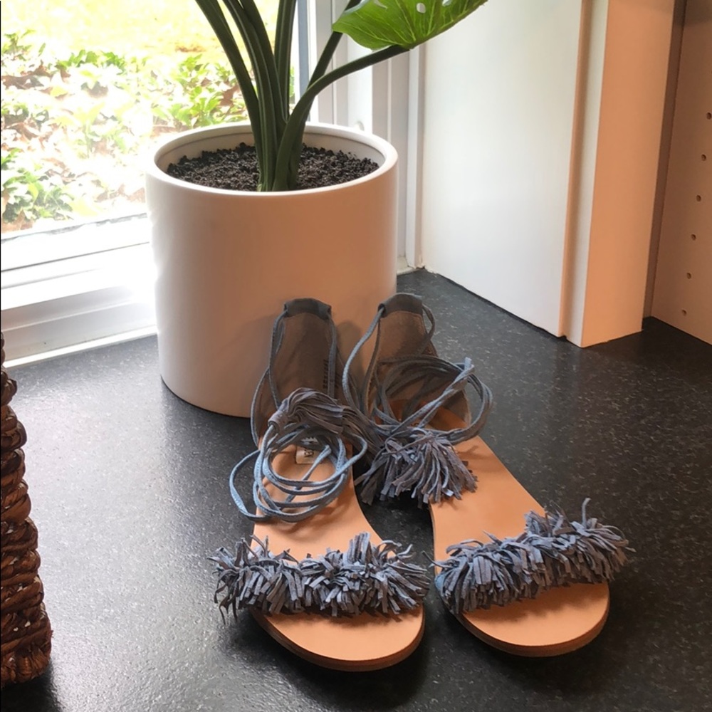 Lace up sandals